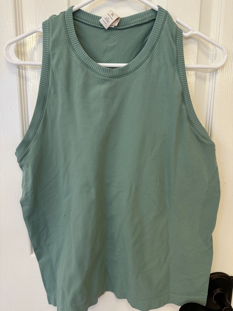 90 Degree By Reflex Mint Green Athletic Tank Top
